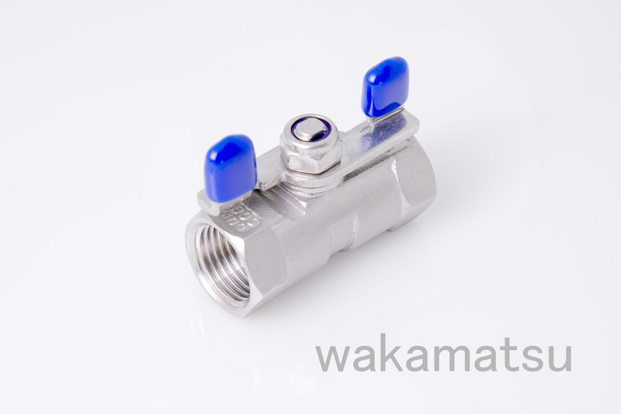 玉树One piece butterfly handle ball valve wv101b